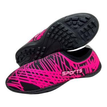 Imagem de Sapatilha Neoprene Praia Bike Beachtênis Tratorada Rosa Mtb