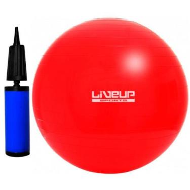 Imagem de Bola Suica 45cm + Bomba Com Bico De 7mm Liveup  Liveup Sports