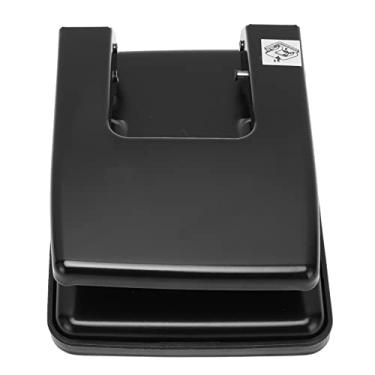 Imagem de Perfurador de Papel de 2 Furos, Cabeçote de Corte Independente Economizando Esforço na Coleta de Cavacos Capacidade de Furação de 40 Folhas Perfurador de Metal de 2 Furos Com Guia Guia