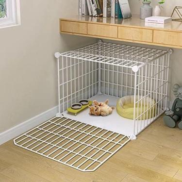 Imagem de Gaiola Para Gatos DIY Para Animais De Estimação Playpen Rede De Metal Gaiola Para Condomínio Gaiola De 1 Camada Gaiola Para Gatos Gaiolas Internas Para Pequenos Animais De Estimação Coelhos Ouriço