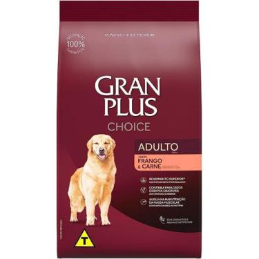 Imagem de Gran Plus Choice Carne E Frango Cães Adultos  10,1 Kg