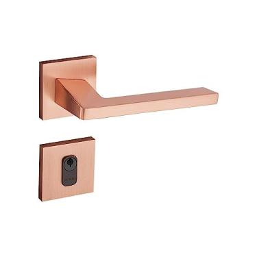 Imagem de FECHADURA BANHEIRO PADO KARLI ROSETA QUADRADA PRETA 55MM