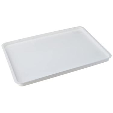 Imagem de Bandeja Slim Casual, 34,6 x 24,5 x 1,5 cm, Branco, Coza