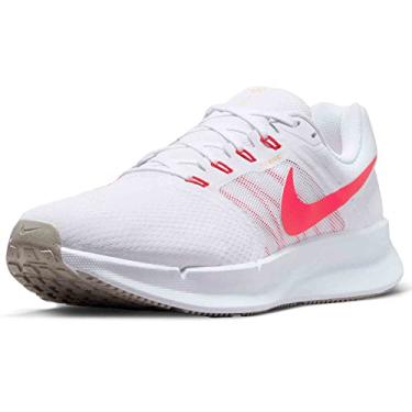 Imagem de Nike RunSwift 3 Tênis masculino, Branco/Brt Crimson-Lt Orewood Brn-Laser Laranja, 44 EU