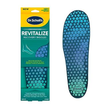 Imagem de Dr. Scholl's ® Revitalize as órteses da palmilha de recuperação, melhora a recuperação mais rapidamente, reduz a fadiga, estresse, dor, acabamento para caber em inserções para qualquer calçado, atlético, corrida, chinelos, casual, masculino 8-14, 1 par