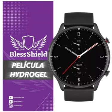 Imagem de Película compatível com Smartband Amazfit Fashion Smartband Amazfit Fashion GTR 2 Sport Edition Hidrogel BlessShield - Cobertura Total (3 unidades)