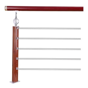 Imagem de Flexível Corrimões para degraus ao ar livre, degraus internos, balaústres de escada, poste, corrimão de liga de alumínio de transição para loft de jardim Espesso