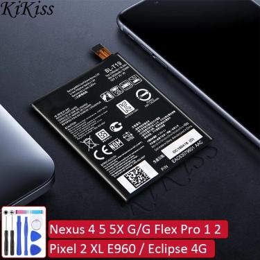 Imagem de Bateria para lg nexus 4 5 5x g/g flex pro 1 2/pixel 2 xl e960 occam mako elip4 g lte e970 e975 f180