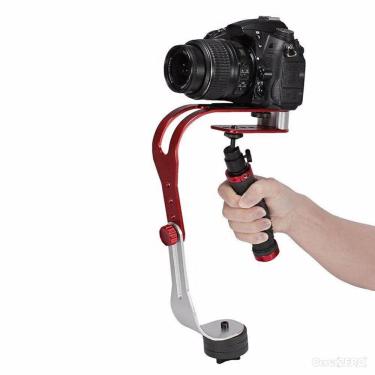 Imagem de Estabilizador Manual Steadycam P/ Câmera Celular Filmagem Filmar Gravação