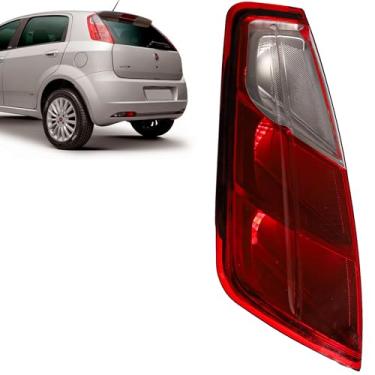 Imagem de Lanterna Punto 2007 a 2012 Bicolor - Lado Esquerdo