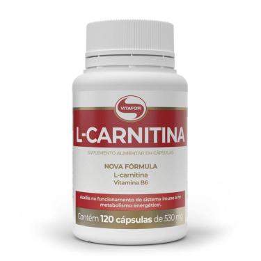 Imagem de  L-Carnitina c/ Vitamina B6 (120 Caps) Vitafor