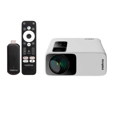 Imagem de PROJETOR FULL HD INTELBRAS e SMartBox Tv Stick - Bivolt