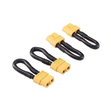 Imagem de rflaueo 4pcs Loop Connector XT60 Female Jumper Shorting Plug 12awg Battery Eliminator Adapter SCT(E114-4)