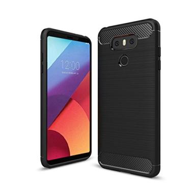 Imagem de Capa para LG G6 Plus, sensação macia, proteção total, anti-arranhões e impressões digitais + capa de celular resistente a arranhões para LG G6 Plus