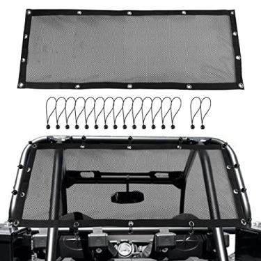 Imagem de MARCHFA Rede de janela traseira UTV compatível com RZR 570 800 1000 900 para RZR XP Turbo 2015-2022 RZR XP Turbo (2 assentos) Capa de malha de proteção solar para RZR XP 1000 resistente a UV para evitar sujeira