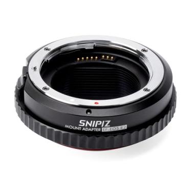 Imagem de SNIPIZ Adaptador de montagem de lente EF-EOS R2 Auto Focus EF para RF com anel de controle personalizado adaptador de lente AF compatível com lentes Canon EF/EF-S para câmeras EOS R RP R3 R5 R50 R6 R7