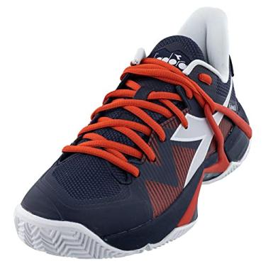 Imagem de Diadora Tênis masculino B.Icon 2 Clay Corsair azul e branco, Corsário azul/branco/ardente, 8.0 D(M) US