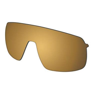 Imagem de Predrox Lentes de reposição Sutro Lite espelhadas bronze metálico para óculos de sol Oakley OO9463 polarizadas