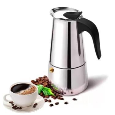 Imagem de Cafeteira Italiana Inox Expresso Manual 500ml 9 Xícaras Café Kehome 3409