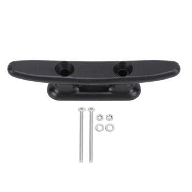 Imagem de Grampo de Nylon para Barco, Presilha Preta para Doca, Decoração Náutica Marinha (100 mm)