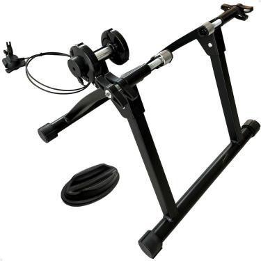 Imagem de Rolo de Treino Indoor Bicicleta Magnético Ciclismo Treino em Casa com Apoio Lorben