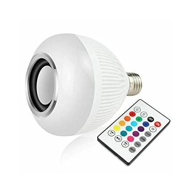 Imagem de Lampada Musical Led com Caixa de Som Bluetooth 3w Mp3 Musica