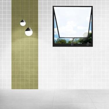 Imagem de Janela de Alumínio Vitro Maxim Ar 80 x 80 Linha Modular Preto