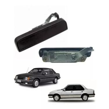 Imagem de Par Puxador Maçaneta Externa Monza Chevette 83 A 96 De Ferro - 440130 