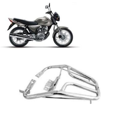 Imagem de Bagageiro Cg 150 Sport 02 03 04 2005 2006 2007 2008 Cromado - MA Motos
