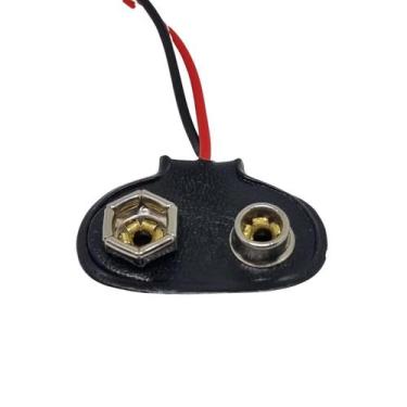 Imagem de Cabo Conexão Bateria 9V para Dispositivos Eletrônicos - Ronsani