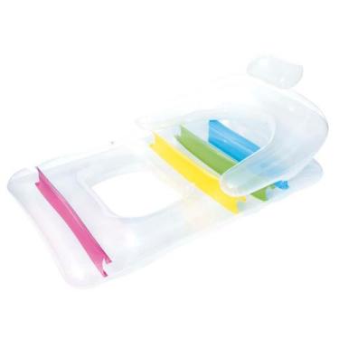 Imagem de  Boia Colchão Poltrona Inflável Flutuante Fashion Lounge Para Piscina 