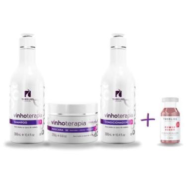 Imagem de Kit Hidratação 3 Passos Vinhoterapia treeliss  - Treeliss Profissional