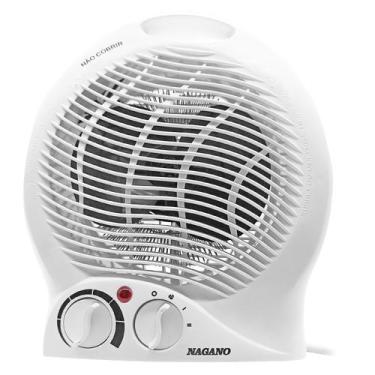 Imagem de Ventilador Aquecedor Elétrico de Ambiente 1500w 2 em 1 - Nagano, 110V