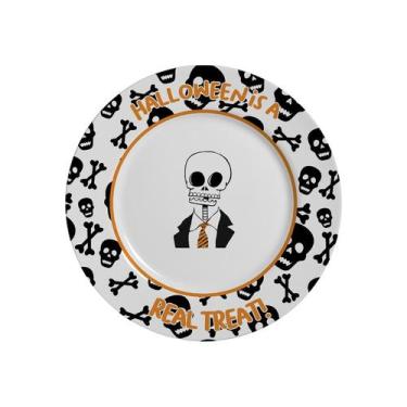 Imagem de Conjunto com 6 Pratos de Sobremesa Trick or Treat Halloween Ø21cm - Al