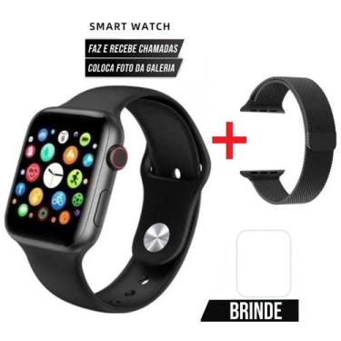 Imagem de Smartwatch Tela Infinita Relógio Inteligente W29 Para IOS Android Com 