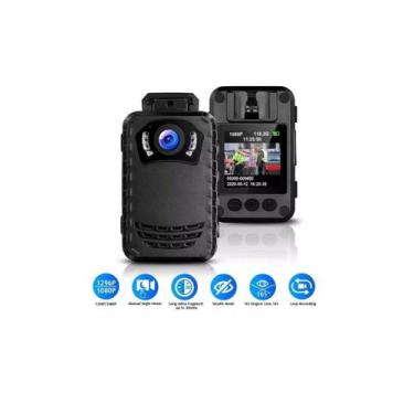 Imagem de Mini Câmera Espiã Camuflada Hd 1080p Tela Display Policial N9 - Boblov