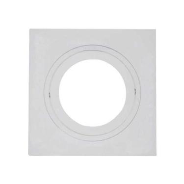 Imagem de Spot Conecta de Embutir Par30 Quadrado Plano Branco 17cm Evoled