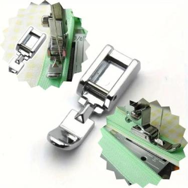 Imagem de Sapata Sapatilha Calcador Pregar Zíper Estreito maquina costura Domést