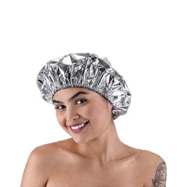 Imagem de Touca metalizada profissional térmica Para Hidratação - Dompel