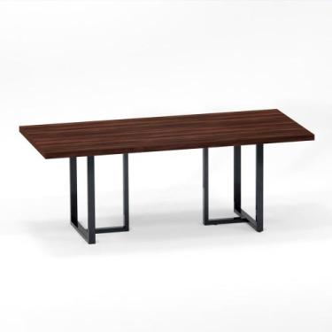Imagem de Mesa de Reunião Retangular Tubular P25 Pandin 2,6 M Escarlate e Grafit