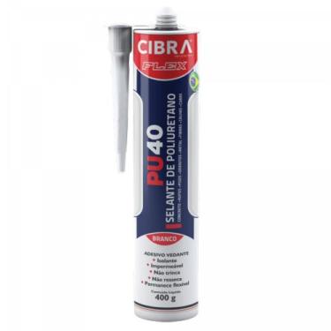 Imagem de Silicone Selante Cola Poliuretano PU40 BRANCO - CIBRA FLEX