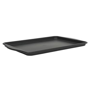 Imagem de Oster Assadeira de biscoito de aço carbono antiaderente Teston 45 x 33 cm - preto fosco