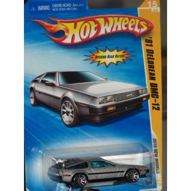 Imagem de Hot Wheels Delorean DMC-12 2010 New Models 81 Delorean DMC-12 First Edition 1:64 Scale Collectible Die Cast Car #15