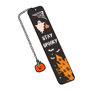 Imagem de Marcadores engraçados Stay Spooky, decoração de outono fofa, presentes de Natal para ela, meus pedidos, presentes engraçados de elefante branco, enfeites de meia para mulheres, decorações fofas de