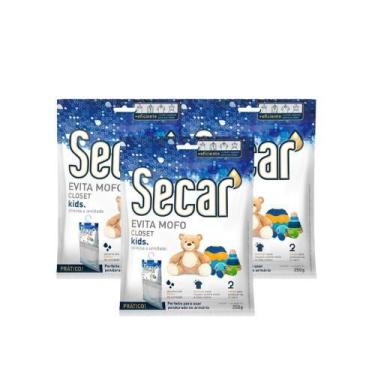 Imagem de Kit 3 Evita Mofo Secar 250g Anti Mofo Barato Atacado, Kids
