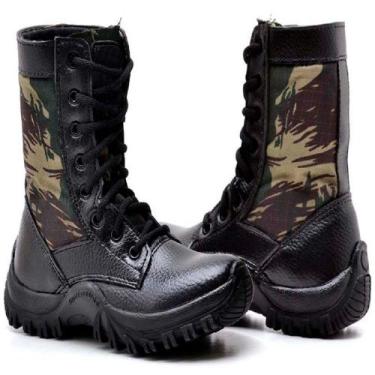 Imagem de Bota Masculina Adventure Militar Infantil Camuflada Moderna - Fulgore,