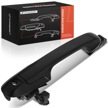 Imagem de A-Premium Maçaneta externa dianteira esquerda do lado do motorista compatível com Honda Accord 2003 2004 2005 2006 2007 Sedan, preto liso, substituição # 72180-SDA-A01, 72180-SDA-A51