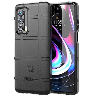Imagem de Monwutong Capa de celular de ajuste fino para Motorola Moto Edge 2021, capa resistente e durável com grau militar à prova de choque, testada contra quedas e proteção de lente da câmera para Moto Edge