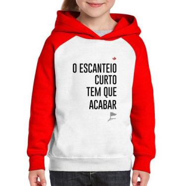 Imagem de Moletom Infantil O escanteio curto tem que acabar - Foca na Moda, Bran