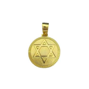 Imagem de Pingente estrela de davi m - banhado a ouro 18k - ToJoia18k